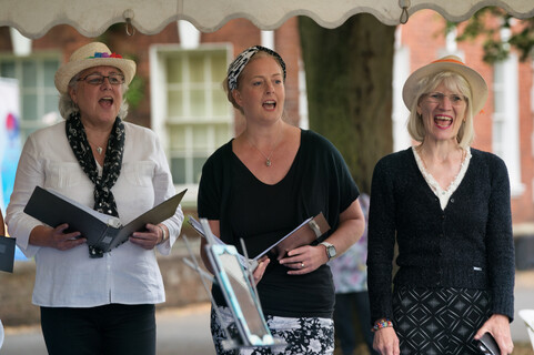 Three Choirs Festival Bandstand performance