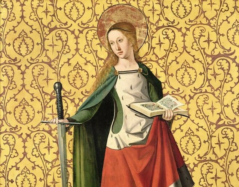 Painting of Catherine of Alexandria