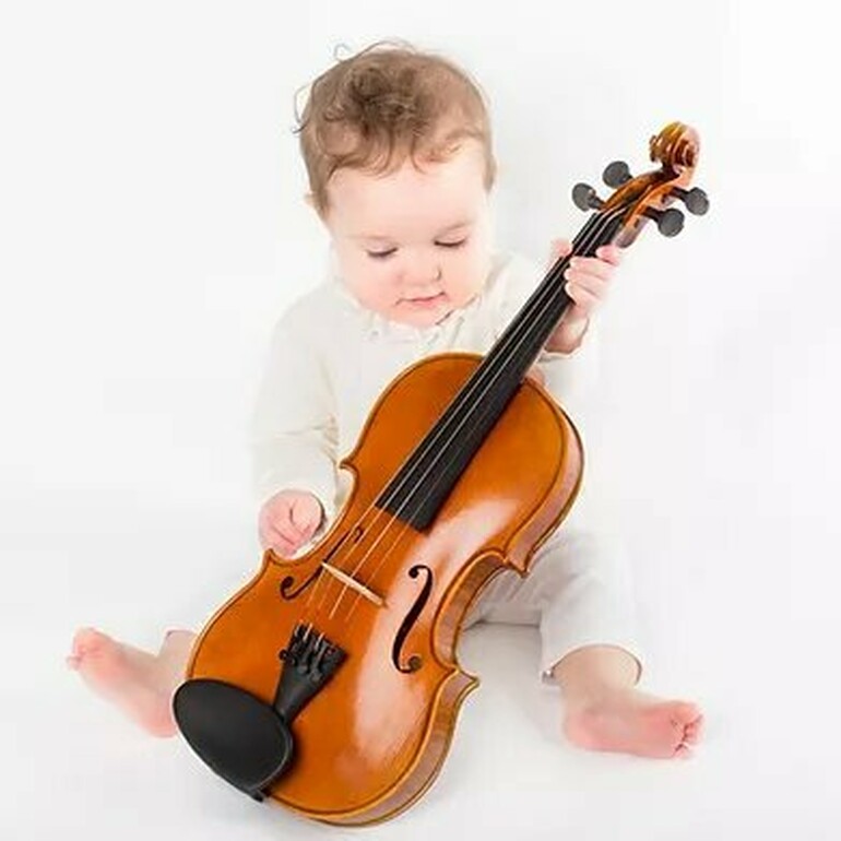 Baby with a Violin